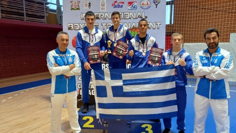 Πυγμαχία: Τρία μετάλλια για την εθνική παίδων σε διεθνές τoυρνουά!